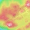 Buffalo Plateau topographic map, elevation, terrain