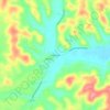 Wilkins Run topographic map, elevation, terrain