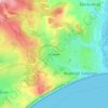 Knowle topographic map, elevation, terrain