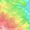 Gorknitz topographic map, elevation, terrain