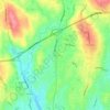 Turn of River topographic map, elevation, terrain