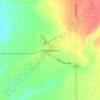 Manyberries topographic map, elevation, terrain