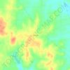 Whiteoak topographic map, elevation, terrain
