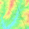 Mainland topographic map, elevation, terrain