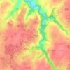 La Jouyère topographic map, elevation, terrain