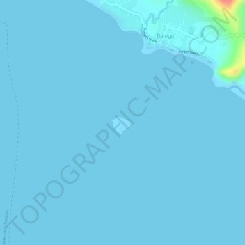 Pongol Street topographic map, elevation, terrain