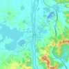 Huntly topographic map, elevation, terrain
