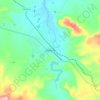 Molteno topographic map, elevation, terrain