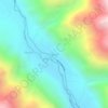 Gindai topographic map, elevation, terrain
