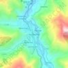 Quillabamba topographic map, elevation, terrain
