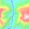 Pongo de Mainique topographic map, elevation, terrain
