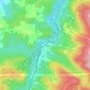 Dysart topographic map, elevation, terrain