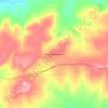 Danthonia Bruderhof topographic map, elevation, terrain