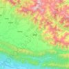 Ghorahi topographic map, elevation, terrain