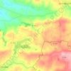 Moutons topographic map, elevation, terrain