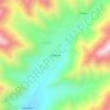 Descanso topographic map, elevation, terrain