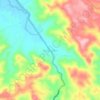 Pangalalan topographic map, elevation, terrain