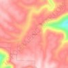 Compton topographic map, elevation, terrain