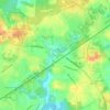 Glenn Dale topographic map, elevation, terrain