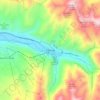 Telluride topographic map, elevation, terrain