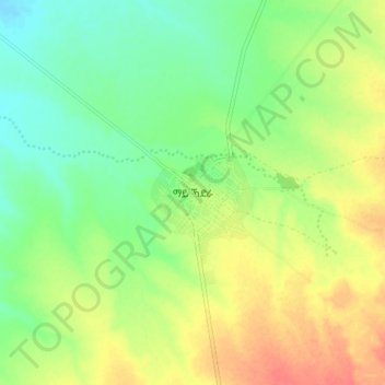 Mai Kadra topographic map, elevation, terrain