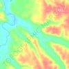 Bond topographic map, elevation, terrain