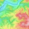 Hintersteimel topographic map, elevation, terrain