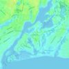 West Dennis topographic map, elevation, terrain