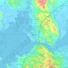 Vallejo topographic map, elevation, terrain