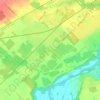 Komoka topographic map, elevation, terrain