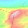 Monte Binga topographic map, elevation, terrain