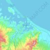 Tauranga topographic map, elevation, terrain