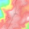 Nefas Mewucha topographic map, elevation, terrain