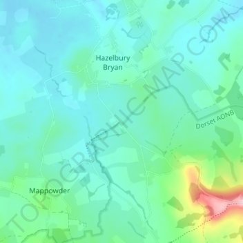 Parkgate topographic map, elevation, terrain