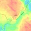 Ashmont topographic map, elevation, terrain