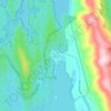 Strathgordon topographic map, elevation, terrain