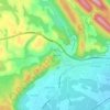 Le Vergeiras topographic map, elevation, terrain