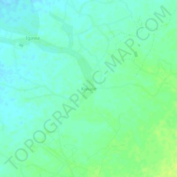 Kiwale topographic map, elevation, terrain