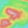 Ishpatina Ridge topographic map, elevation, terrain