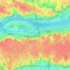 Moline topographic map, elevation, terrain