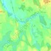 Wroxeter topographic map, elevation, terrain