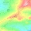 Sesmarias topographic map, elevation, terrain