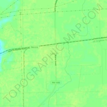 Lolita topographic map, elevation, terrain