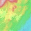 Pong topographic map, elevation, terrain