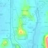 South Gate topographic map, elevation, terrain