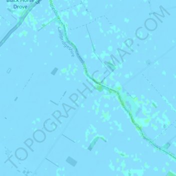 Little Ouse topographic map, elevation, terrain