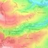 Rails topographic map, elevation, terrain