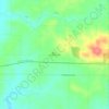 South Elkhorn topographic map, elevation, terrain