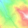 Capachique topographic map, elevation, terrain