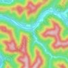 Bryce topographic map, elevation, terrain